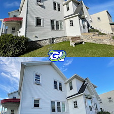 Apartment-Complex-Building-Washing-in-Downtown-Alpena-MI-Transforming-a-Quad-Plex-with-Professional-Exterior-Cleaning 2